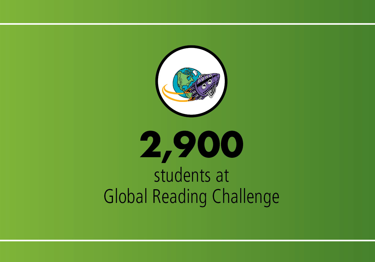 2,900 students at Global Reading Challenge