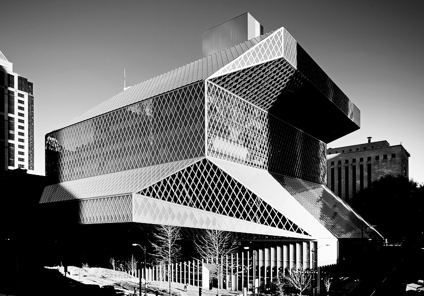 Photo of current Seattle Central Library.