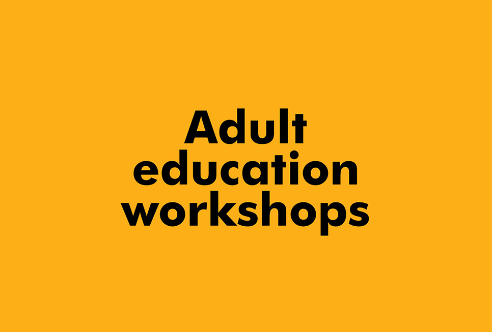 Adult education workshops