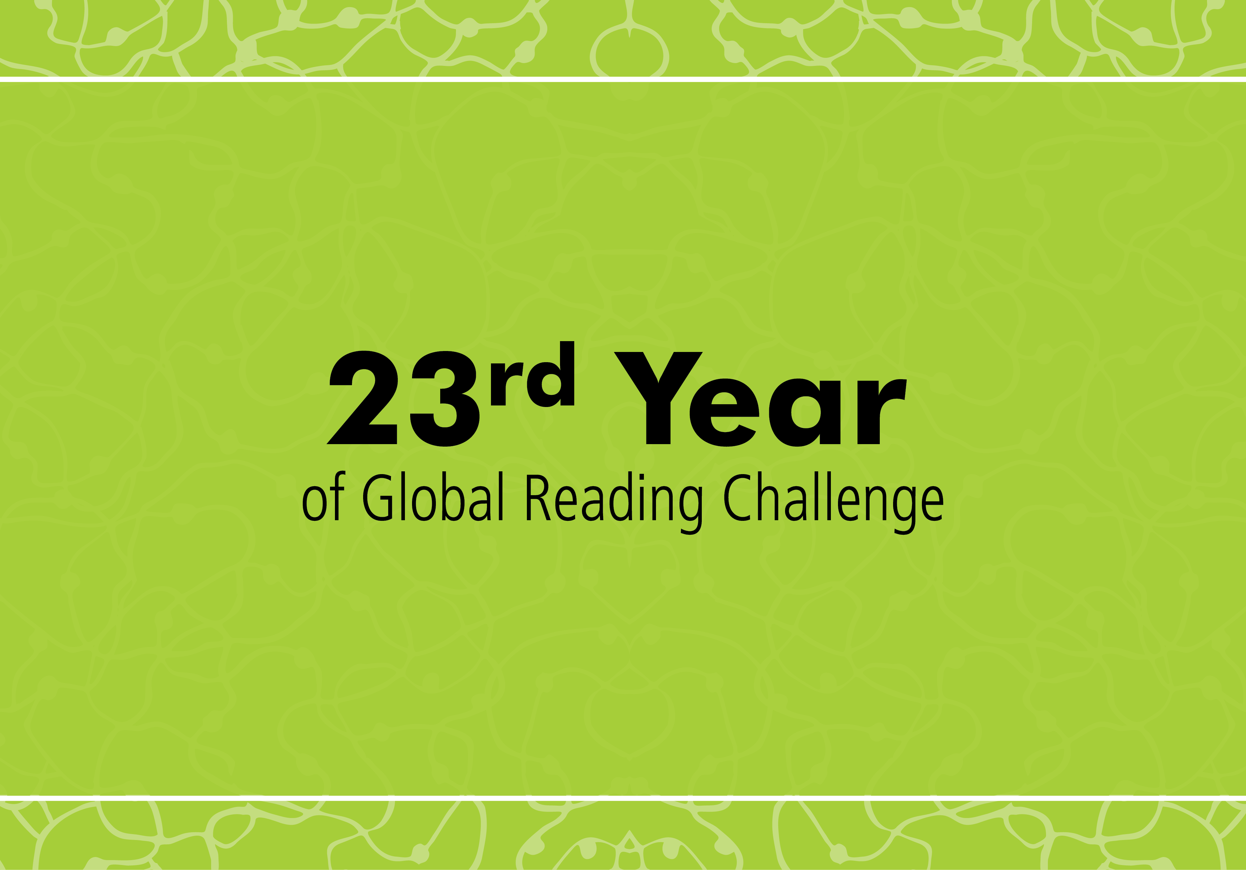 23rd year of Global Reading Challenge