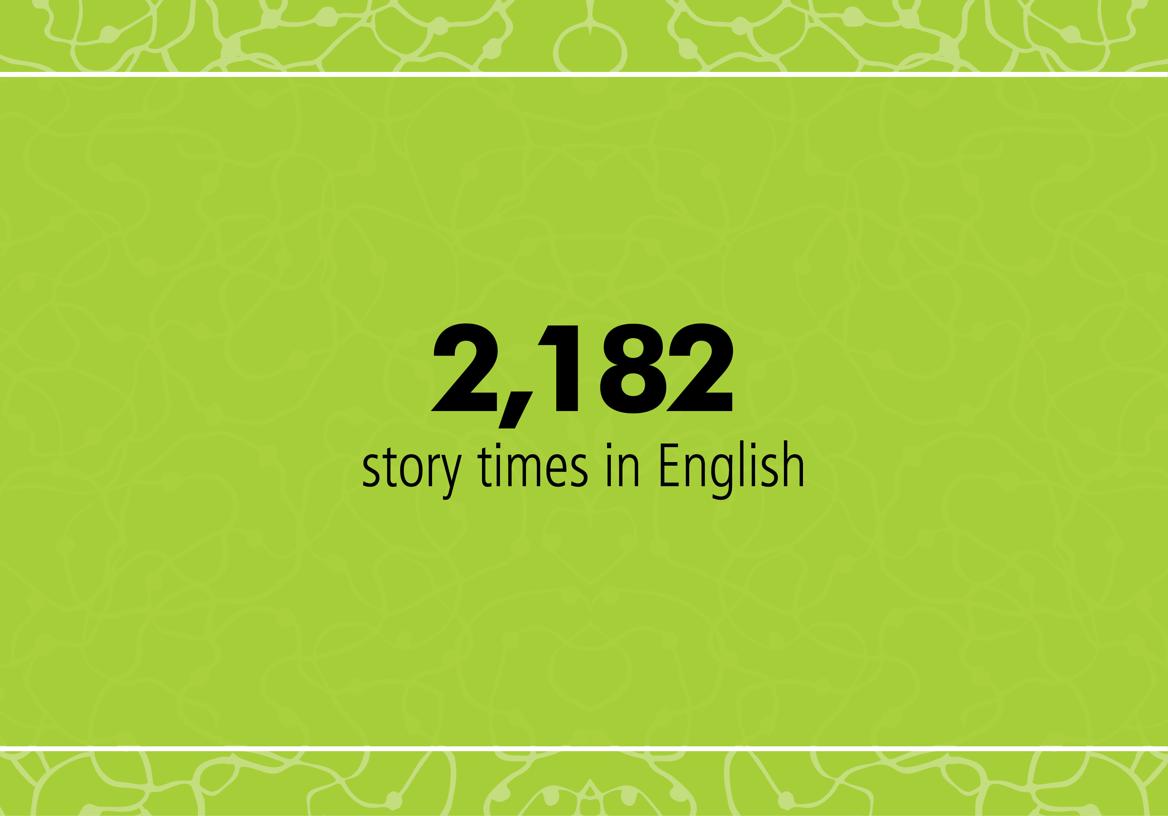 2,182 story times offered in English