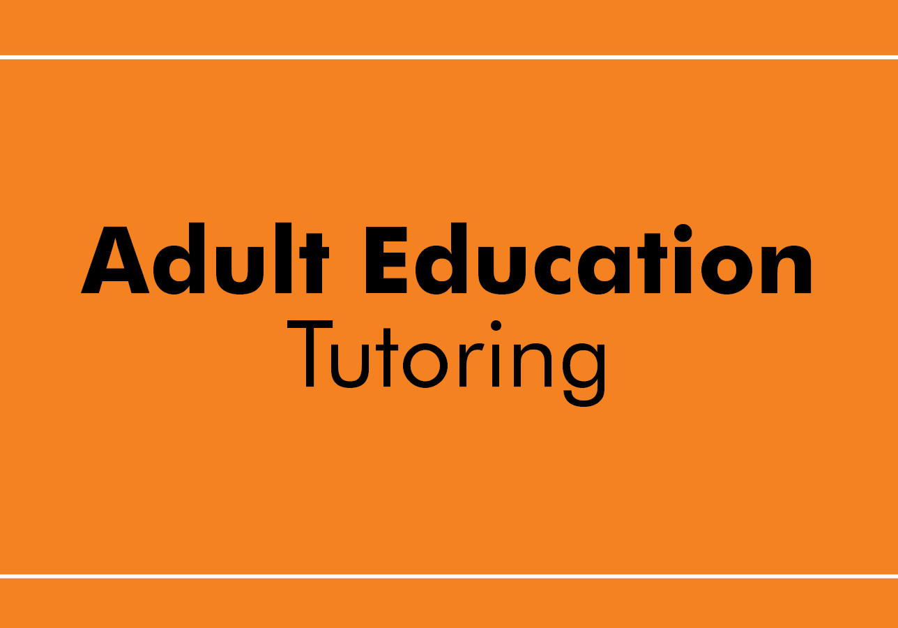 Adult education tutoring