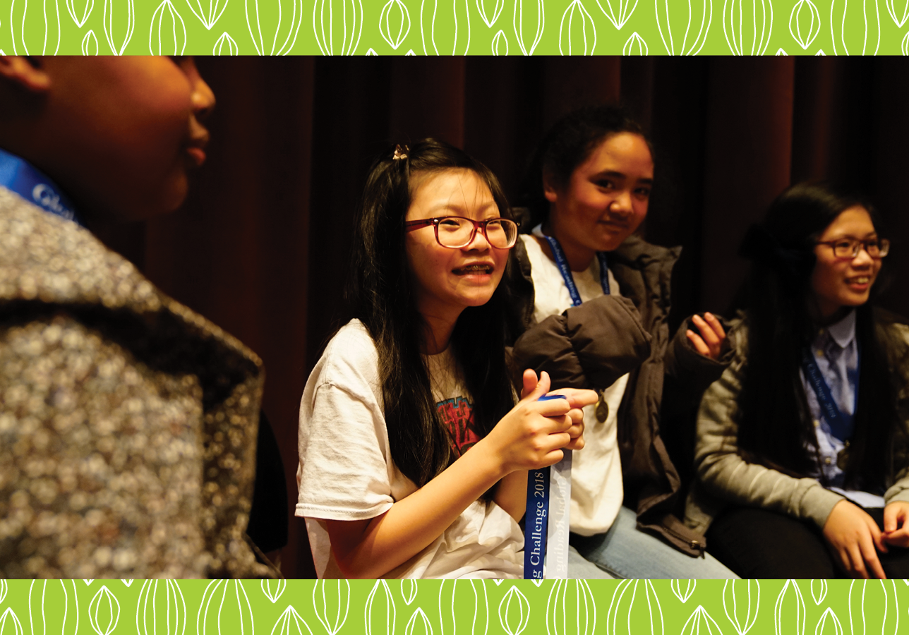 Students at a Global Reading Challenge event at Central Library.