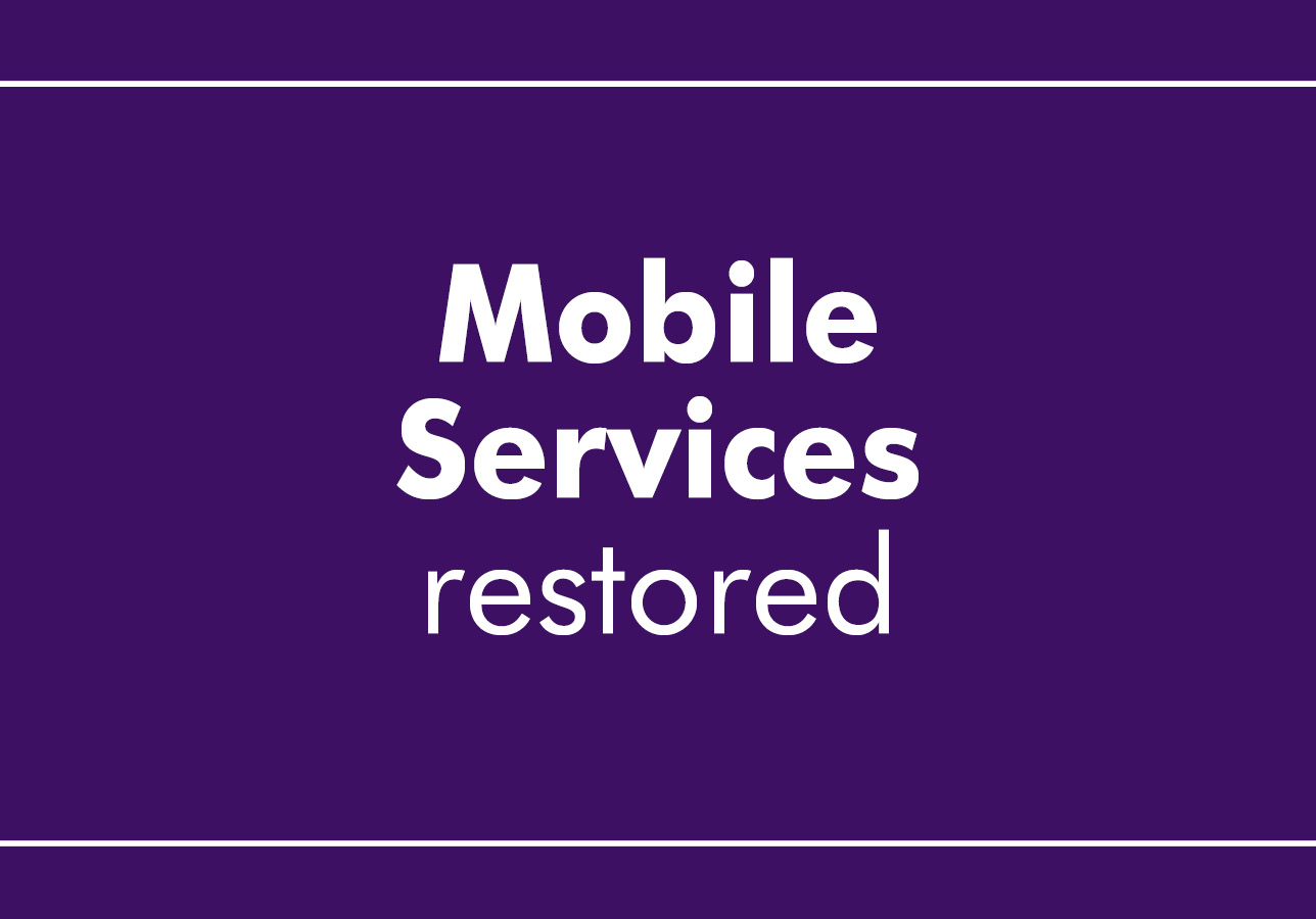 Mobile Services restored