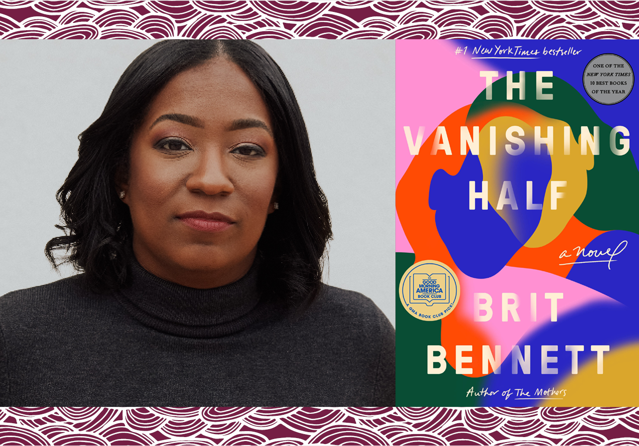 “The Vanishing Half” book cover and author Brit Bennett