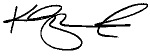 Library board president Kristi England Signature