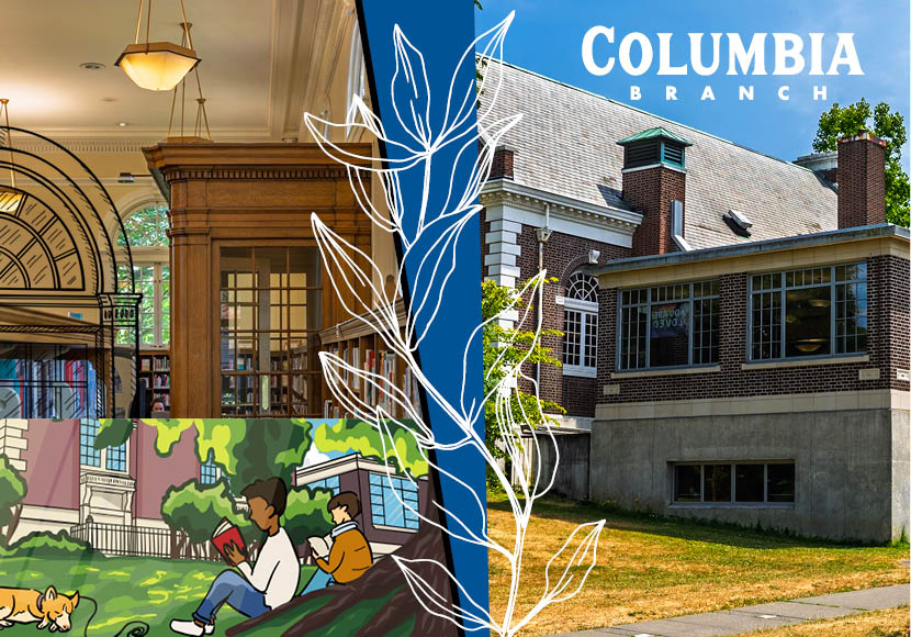 Columbia Branch postcard front