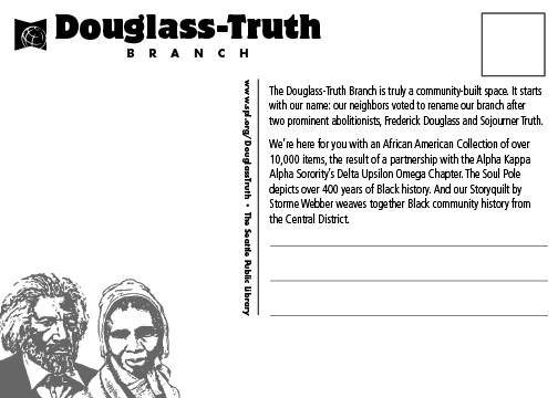 Douglass-Truth postcard back
