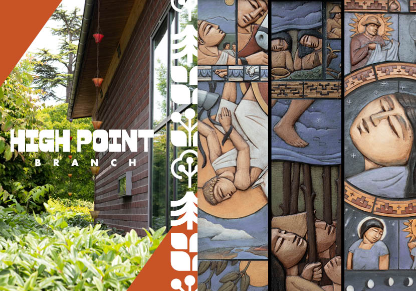 High Point Branch postcard front