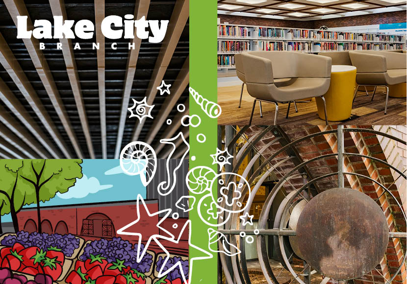 Lake City Branch postcard front