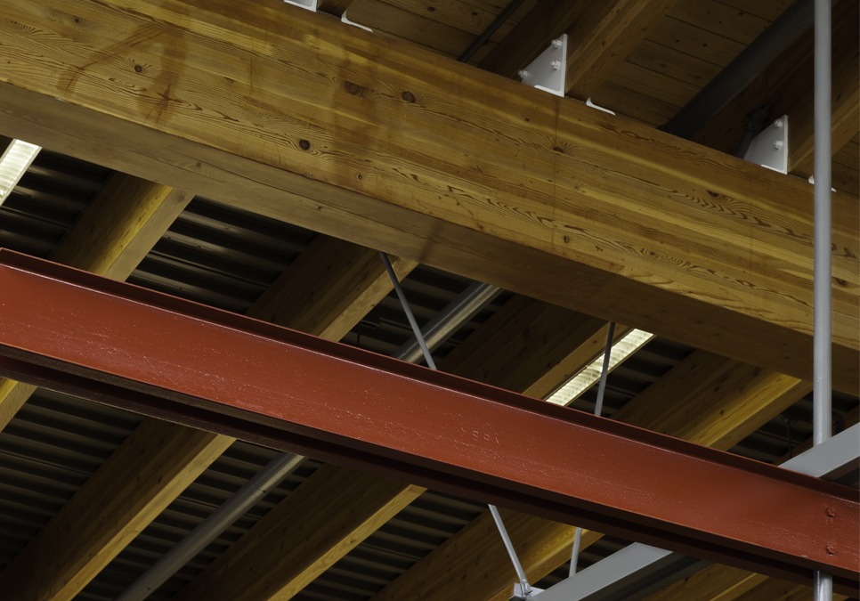 Interior detail at the Ballard Branch