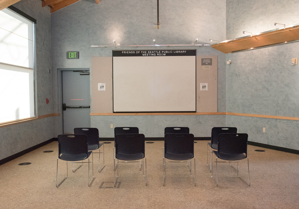 Meeting room area at the Beacon Hill Branch