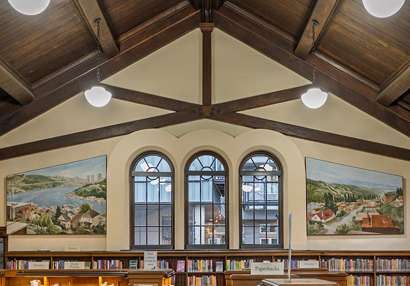 Still-life landscape murals