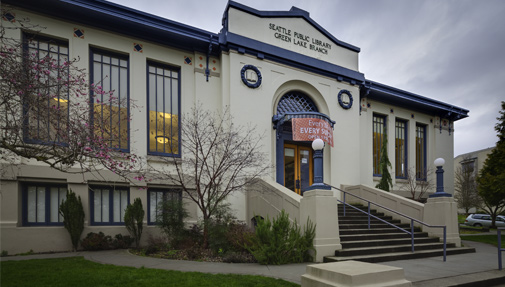  Exterior view of the Green Lake Branch