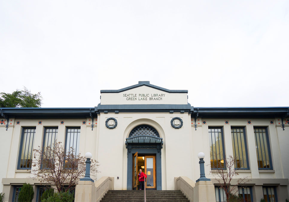 Exterior view of the Green Lake Branch