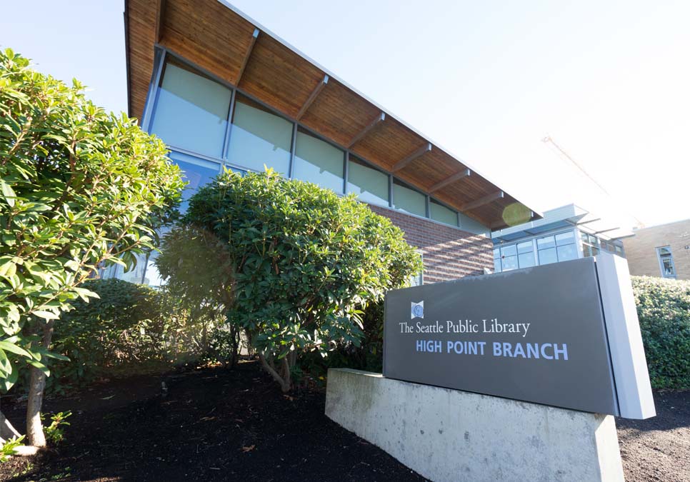 Exterior view of the High Point Branch