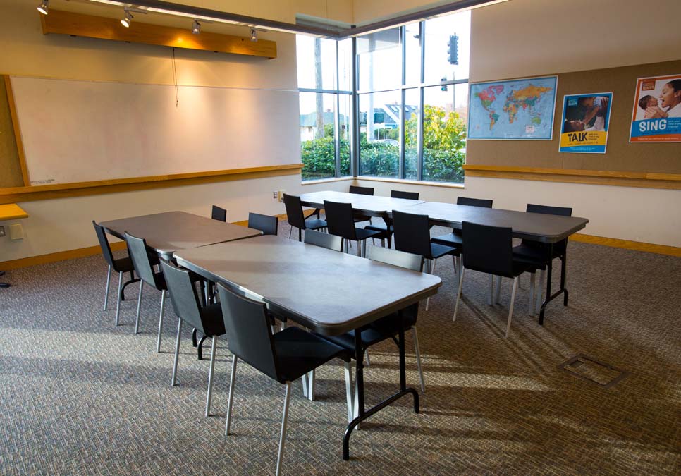 Meeting room area at the High Point Branch