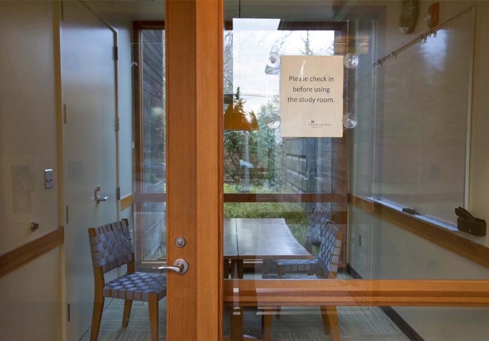 Study room area at the Magnolia Branch