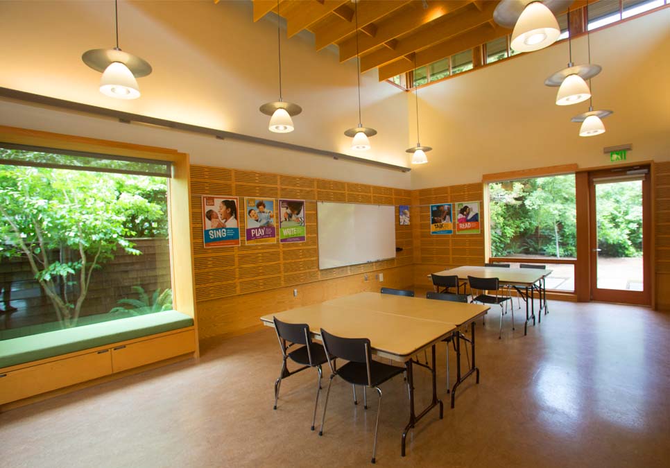 Meeting room area at the Magnolia Branch