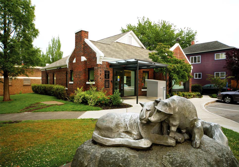 Exterior view of the Madrona-Sally Goldmark Branch