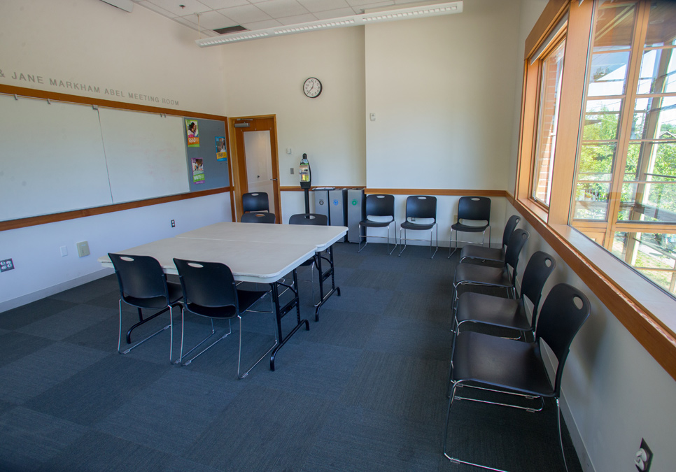Meeting room area at the Montlake Branch