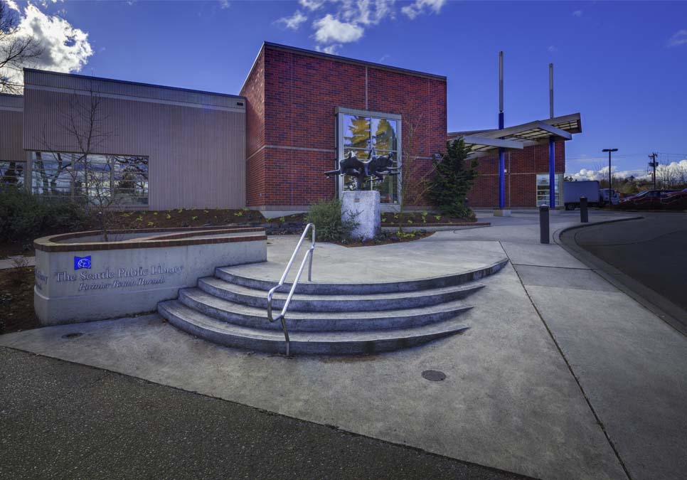 Exterior view of the Rainier Beach Branch