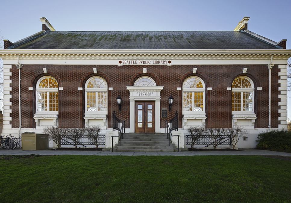 An exterior view of Columbia Branch