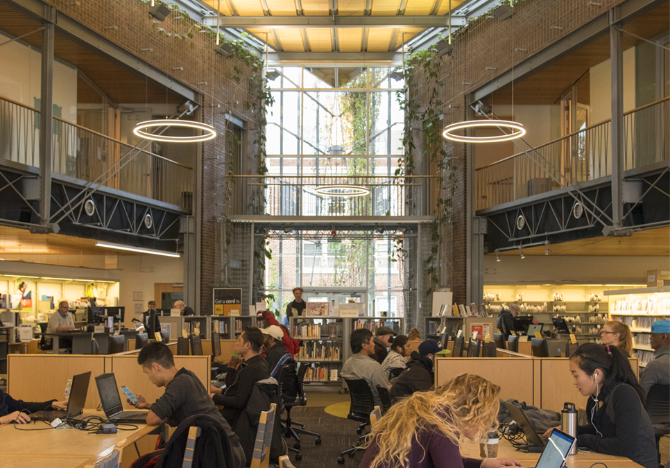 An interior view of Capitol Hill Branch