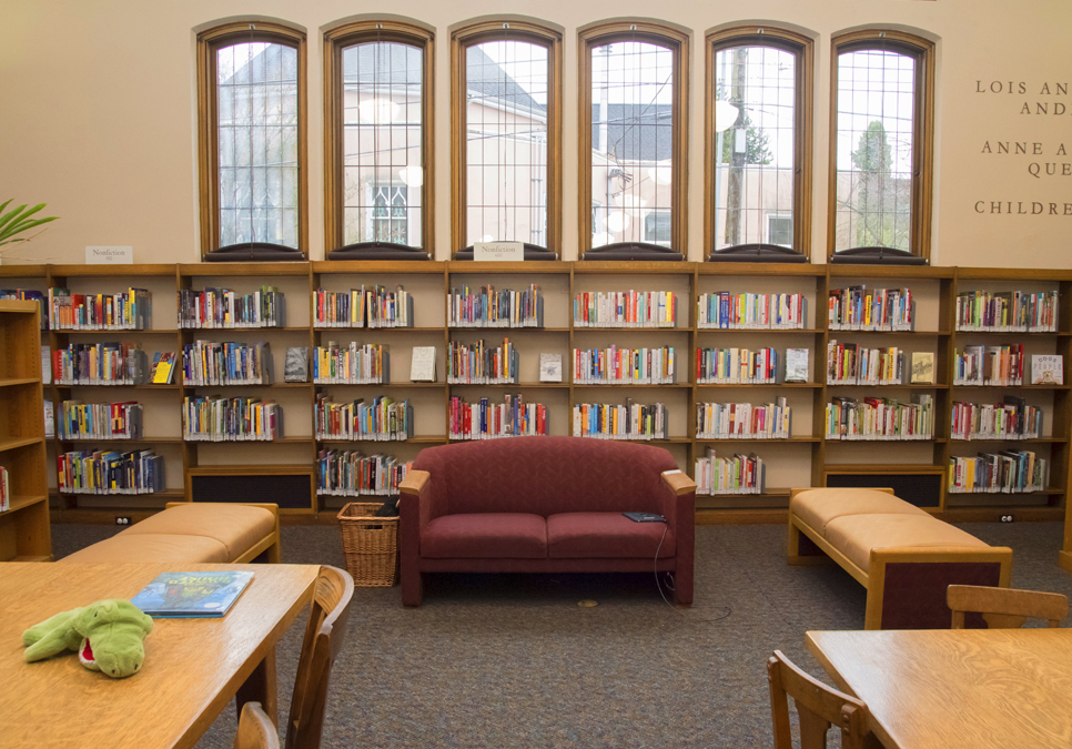 An interior view of the Queen Anne Branch