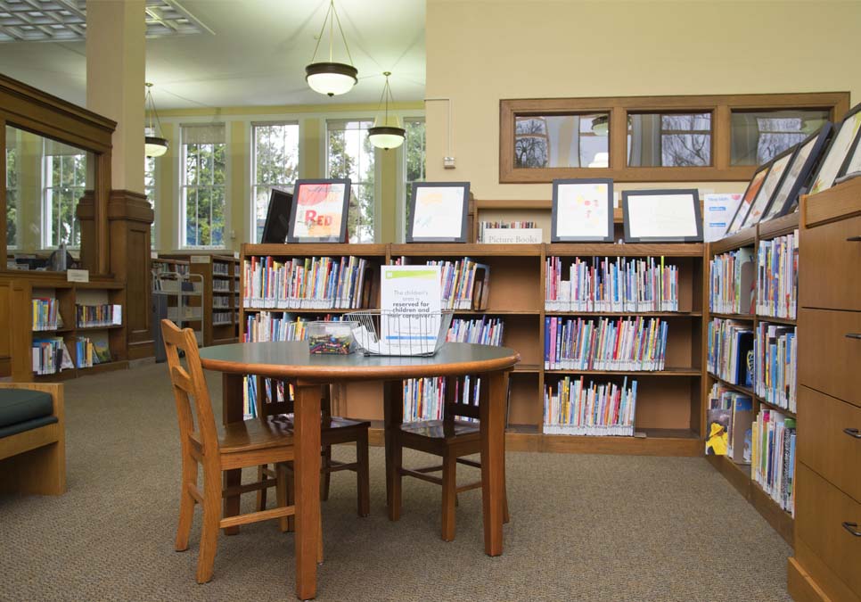 Children’s area at the University Branch 