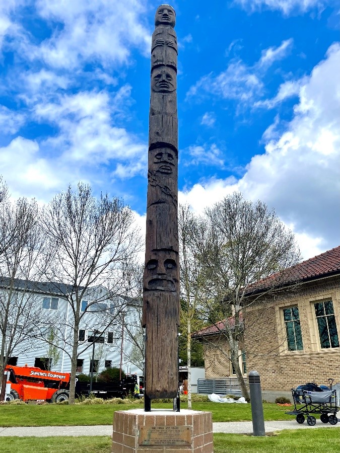Soul Pole at Douglass-Truth Branch