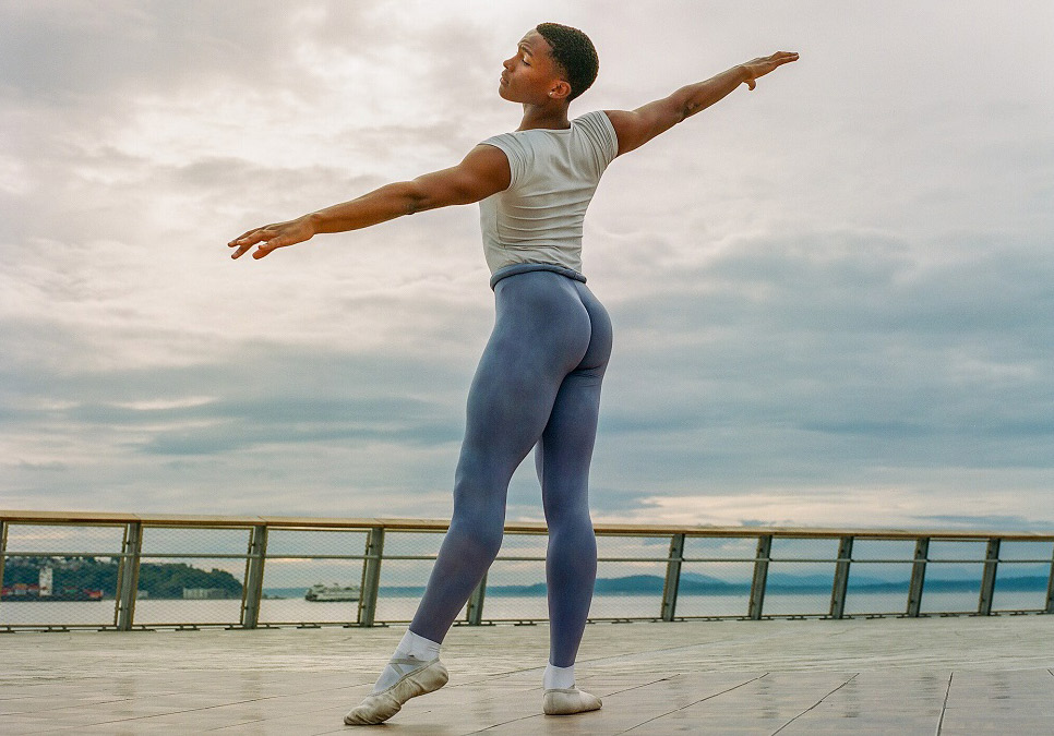 Larry Lancaster: 18-year-old dancer Lancaster performed courtesy of Pacific Northwest Ballet School, accompanied by classical violinist Swil Kanim (Lummi), whose song “Ascending Mourning” was dedicated to frontline health workers.