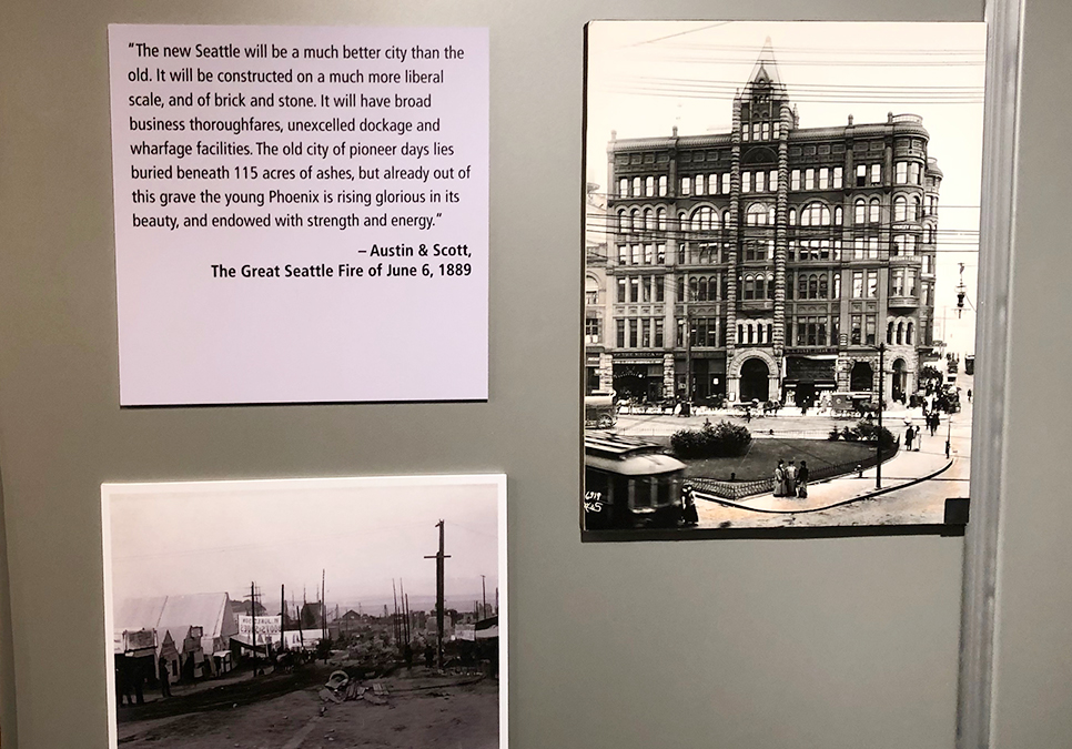 Great Seattle Fire Virtual Reality exhibit photography at the Central Library