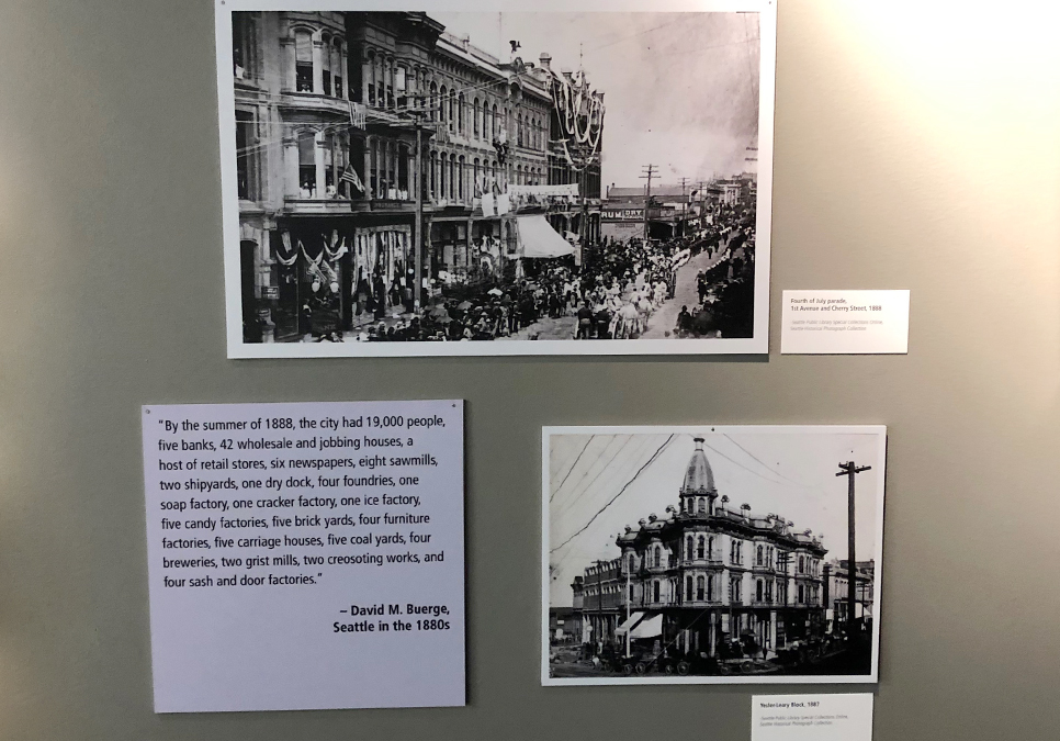 Great Seattle Fire Virtual Reality exhibit photography at the Central Library