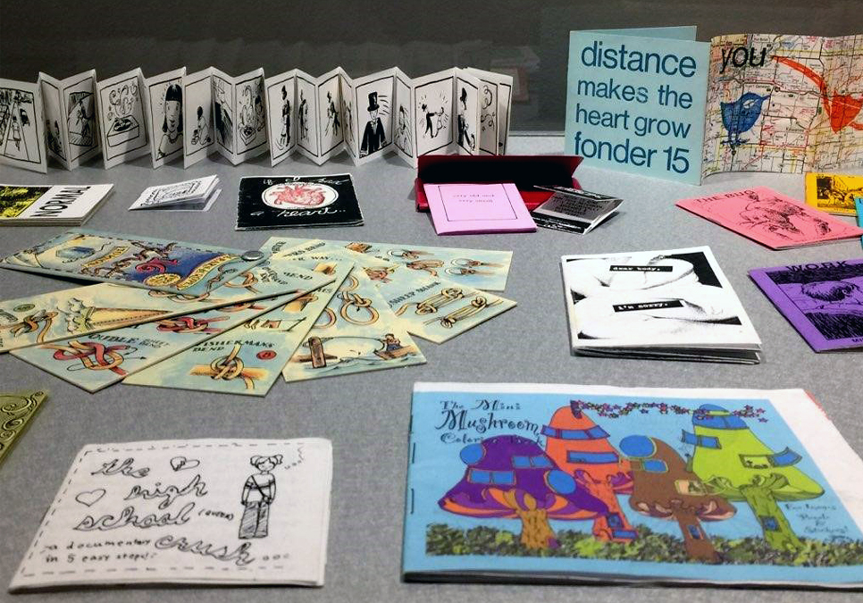 Samples from the ZAPP Zine Collection at Central Library.