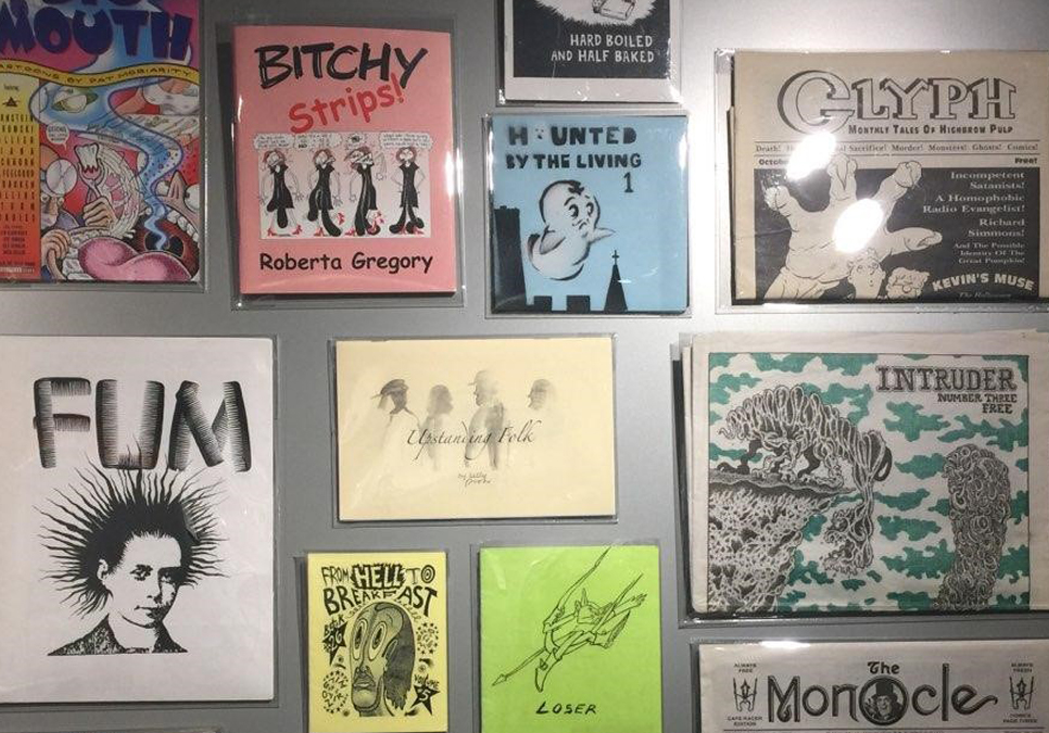 Samples from the ZAPP Zine Collection at Central Library.