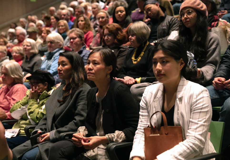 2018 Seattle Reads audience at the Central Library