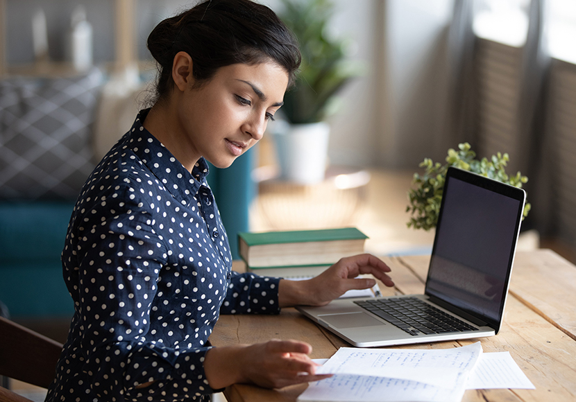 Woman on laptop