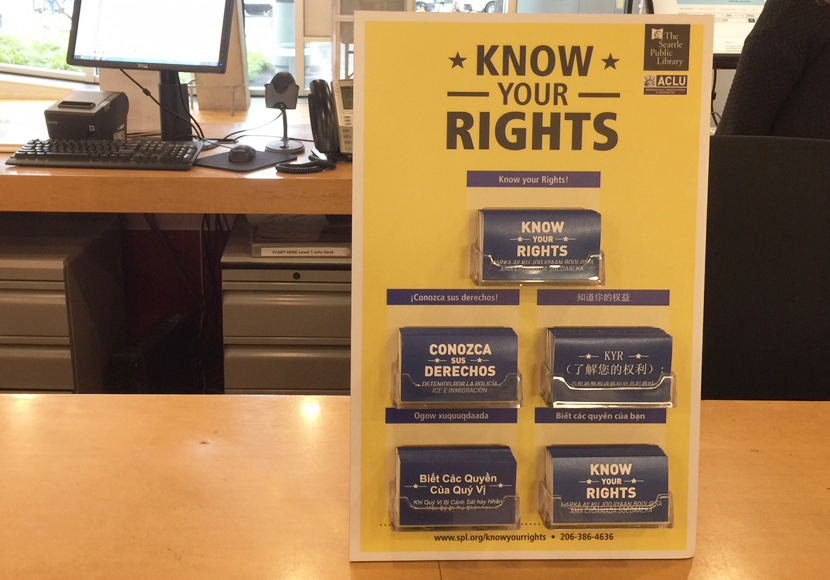 know your rights cards