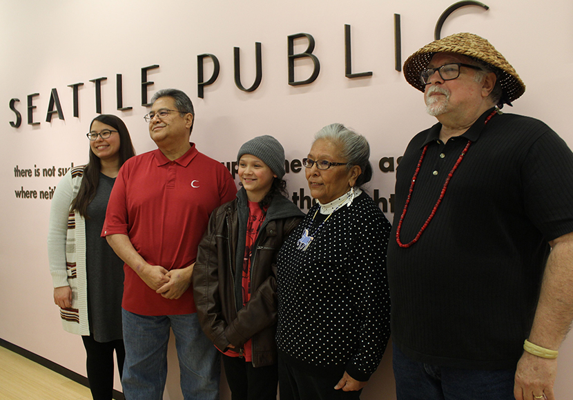 Clear Sky youth leaders interviewed the honorable Chief Andy de los Angeles (Snoqualmie and Duwamish) and his daughter Sabeqwa and Thomas Speer (Duwamish) and Jackie Swanson (Muckleshoot) about Licton Springs.