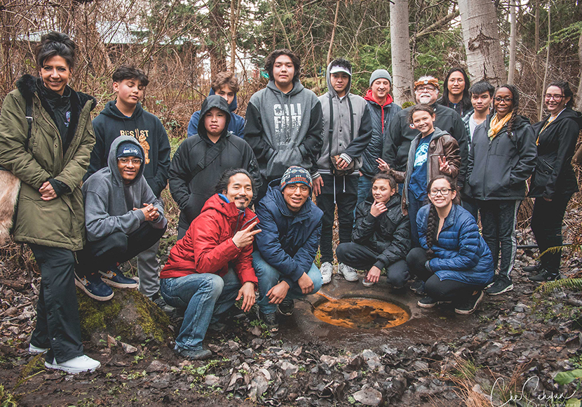 Clear Sky Native Youth Council at the Licton Springs site